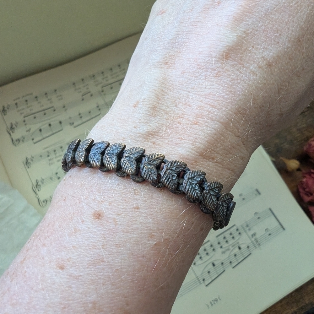 Vintage Brown Copper Bracelet